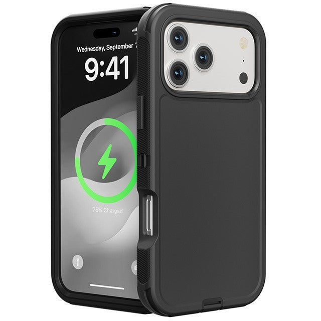 Heavy Duty Rugged Defender [iPhone 17] Case Belt Clip Holster-MyPhoneCase.com