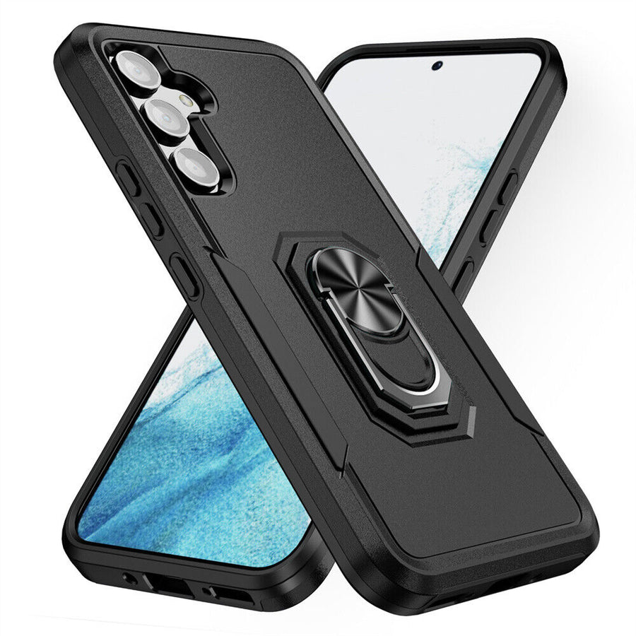 Dual Pro [Galaxy A54 5G Case] Magnetic Ring Holder Stand