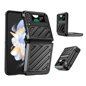 Shockproof Galaxy Z Flip5 Rugged Armor Case - Black
