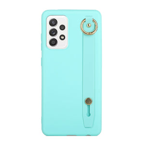 Soft Silicone Galaxy A54 5G Case with Wristband