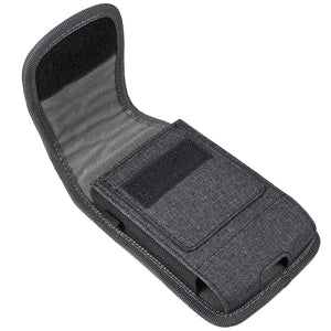 Vertical Phone Pouch Galaxy S21 Series Case w/ Card Slot Belt Clip Holster