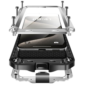 Gorilla Glass iPhone 15 Full Metal Aluminum Case