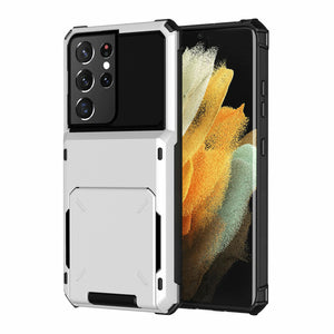 Stash-Back 4-Card Slot Galaxy S20 FE Wallet Case with Card Holder