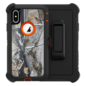 Defender Case for [iPhone XR] Rugged Holster Belt Clip - RealTree Camo