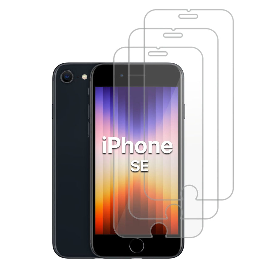 [3-Pack] iPhone SE 2nd / 3rd Gen Tempered Glass Screen Protector