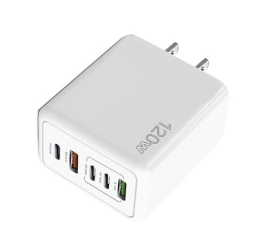 120W 5-Port Fast Wall Charger-MyPhoneCase.com