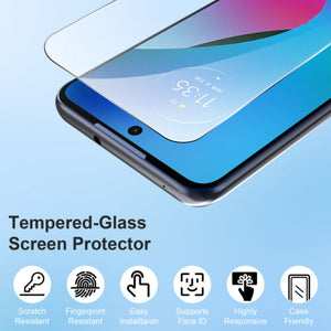 [2-Pack] HD Anti-Scratch [moto g play 2023] Tempered Glass Screen Protector-MyPhoneCase.com