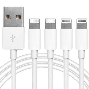 4-Pack Original MFi Certified Charger Lightning to USB Charging Cable Cord