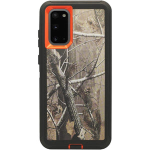 Heavy Duty Defender Galaxy S20 Case with Belt Clip Holster - RealTree Camo