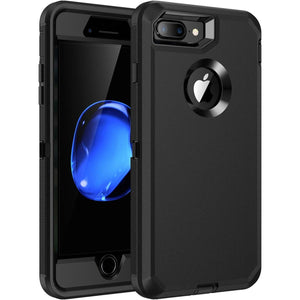 Heavy Duty Defender iPhone 8 Plus / 7 Plus Case - Black