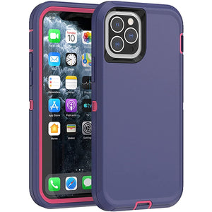 Heavy Duty Defender iPhone 14+ Plus Case with Belt Clip Holster