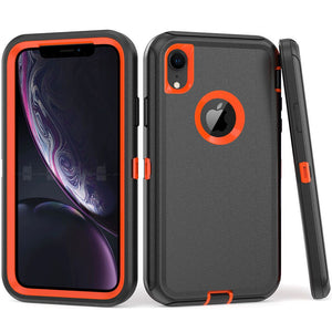 Heavy Duty Shockproof Defender Case for iPhone XR
