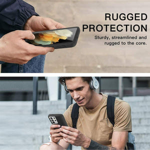 Rugged Defender Galaxy S22+ Plus Case Belt Clip Holster - RealTree Camo-MyPhoneCase.com