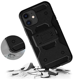 Military Grade Storm Tank [iPhone 12 / 12 Pro] Rugged Case Holster Belt Clip-MyPhoneCase.com