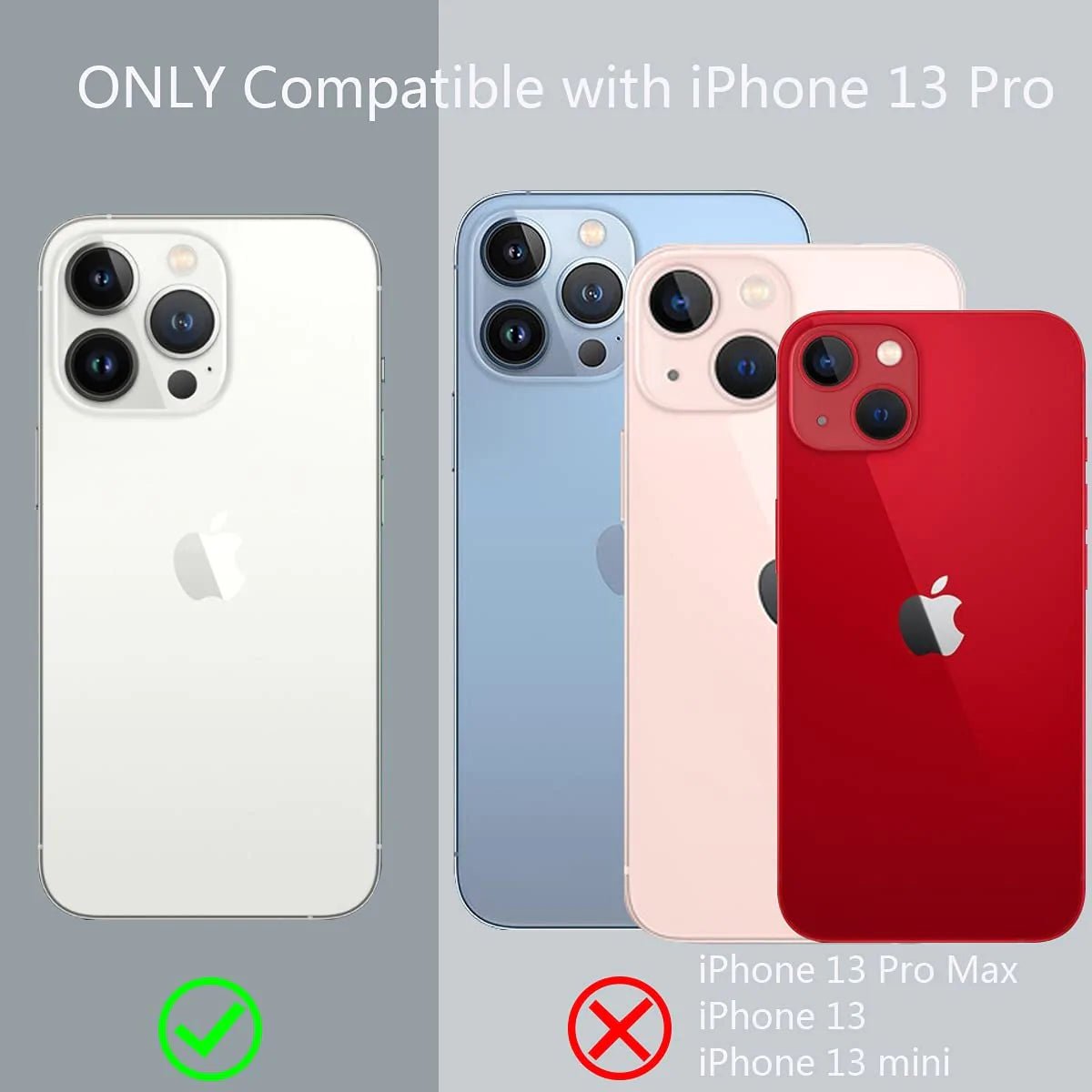 [2-Pack] Privacy Anti-Spy [iPhone 13 Pro] Tempered Glass Screen Protector-MyPhoneCase.com