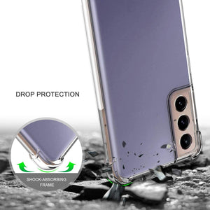 Shockproof Crystal Bumper Galaxy S21 (6.2") Case - Transparent Clear-MyPhoneCase.com