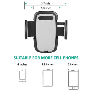 Air Vent Phone Holder Car Mount Quick Release Button Adjustable Clamp-MyPhoneCase.com