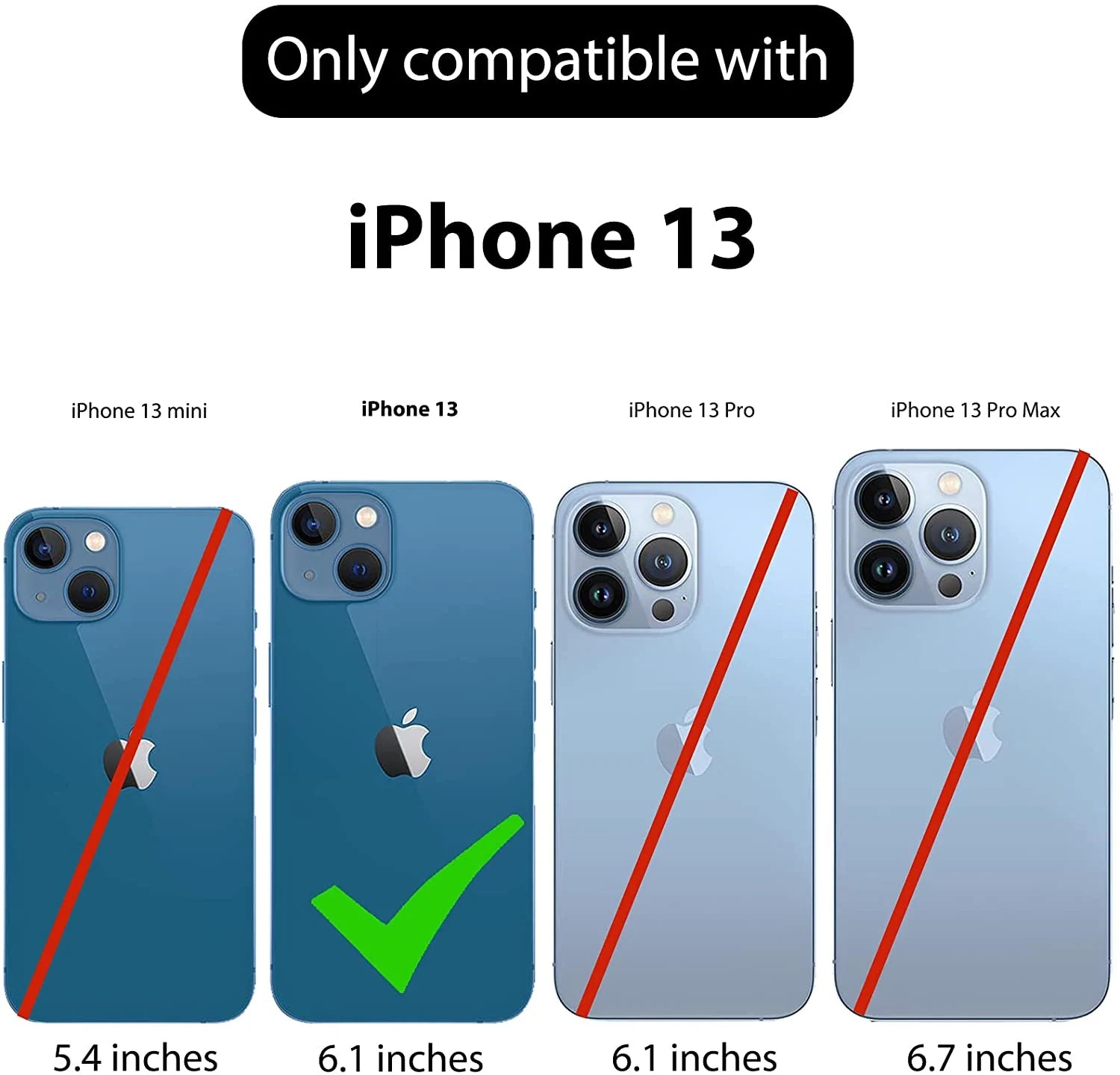 [2-Pack] Privacy Anti-Spy [iPhone 13] Tempered Glass Screen Protector-MyPhoneCase.com