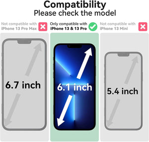 HD Tempered Glass Screen Protector for iPhone 13 / 13 Pro (6.1") [3-Pack]-MyPhoneCase.com