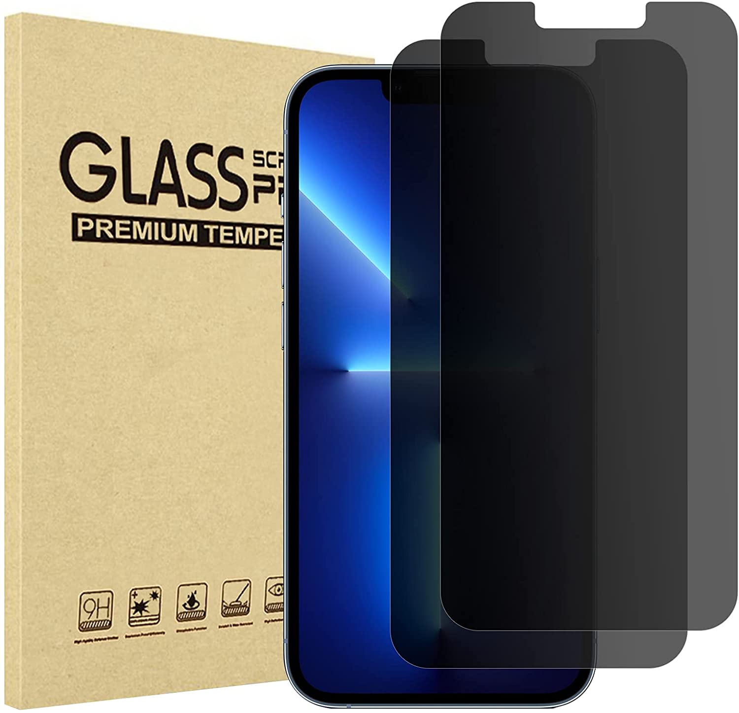 Cover Integrale per iPhone 14 Pro Max, Protezione e 360°: Fronte