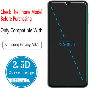 HP Tempered Glass Screen Protector for Galaxy A02s [2-Pack]-MyPhoneCase.com