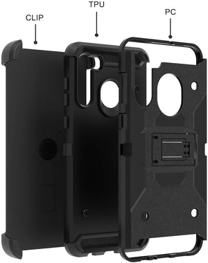 Storm Tank Kickstand Galaxy A21 (2020) Case w/ Belt Clip Holster-MyPhoneCase.com