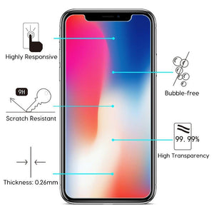 [3-Pack] Case Friendly [iPhone 11 Pro] Screen Protector Tempered Glass-MyPhoneCase.com