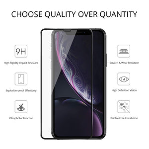 [2-Pack] Edge to Edge [iPhone 11] Tempered Glass Screen Protector-MyPhoneCase.com
