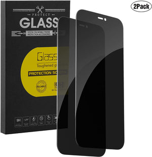[iPhone 12 Pro Max] Privacy Anti-Spy Tempered Glass Screen Protector [2-Pack]-MyPhoneCase.com