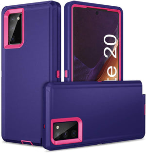 Heavy Duty Defender [Galaxy Note 20] Case - Purple / Pink-MyPhoneCase.com