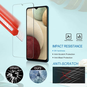 HD Clear Galaxy A12 (2020) Tempered Glass Screen Protector [3-Pack]-MyPhoneCase.com