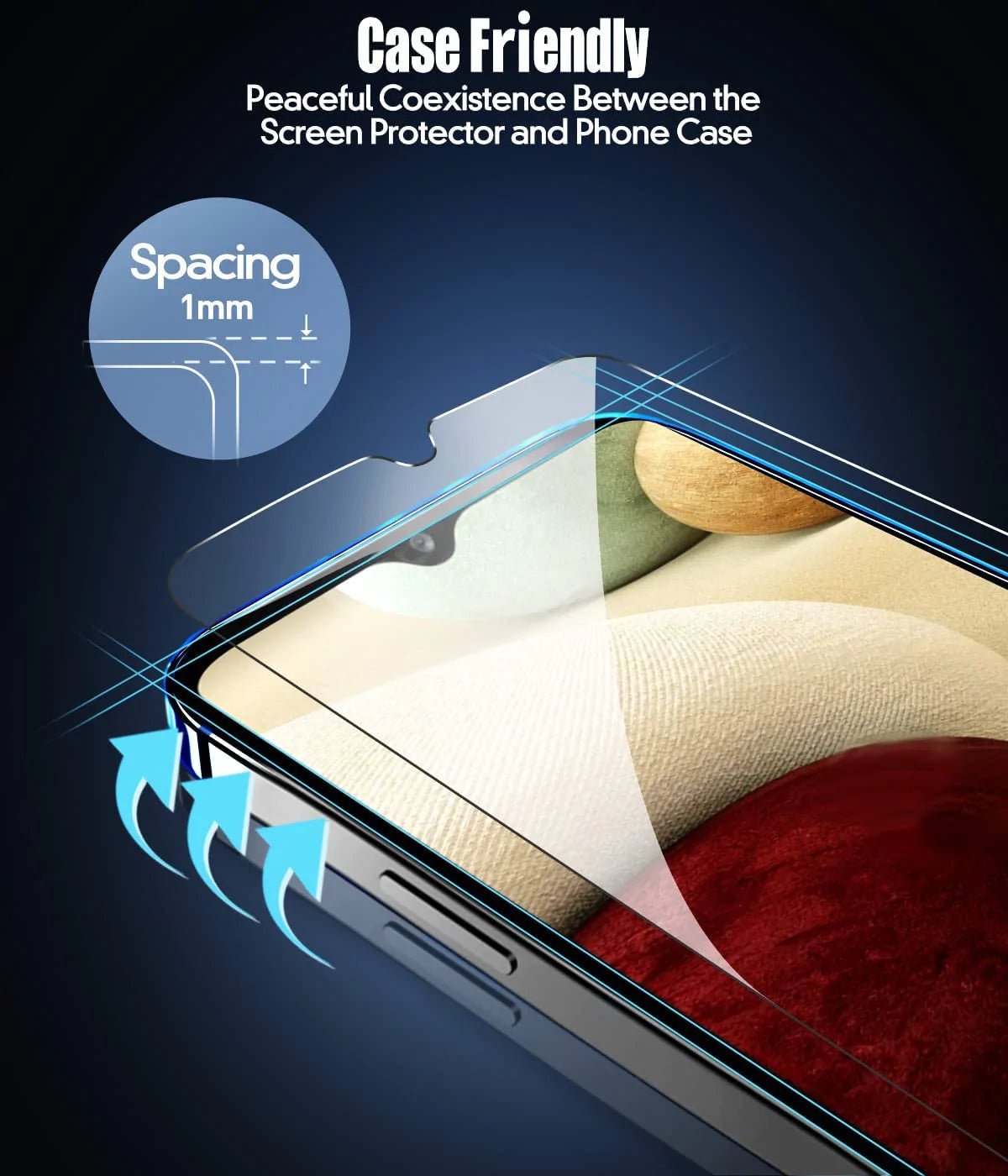 Tempered Glass Screen Protector for Galaxy A23 5G [2-Pack]-MyPhoneCase.com