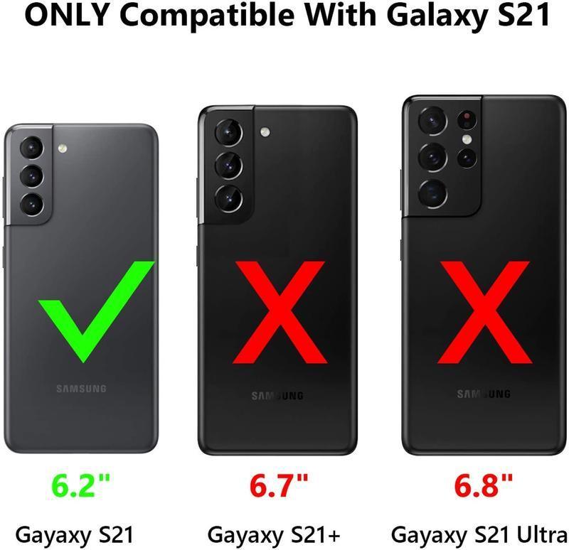 Heavy Duty Shockproof Defender Galaxy S21 5G (6.2") Case Holster - Blue-MyPhoneCase.com