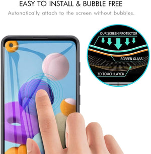 Tempered Glass Screen Protector for Galaxy A21 [3-Pack]-MyPhoneCase.com