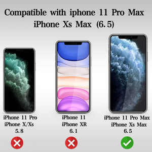 [2 Pack] Anti-Spy Privacy [iPhone 11 Pro Max] Tempered Glass Screen Protector-MyPhoneCase.com