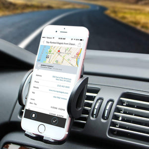 Air Vent Phone Holder Car Mount Quick Release Button Adjustable Clamp-MyPhoneCase.com