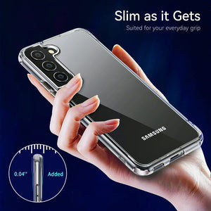Slim Fit Hybrid Bumper [Galaxy S22] Case - Transparent Clear-MyPhoneCase.com