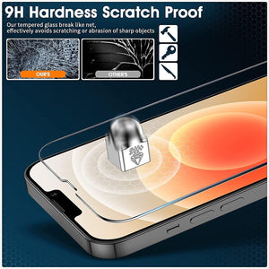 HD Tempered Glass Screen Protector for iPhone 13 / 13 Pro (6.1") [3-Pack]-MyPhoneCase.com