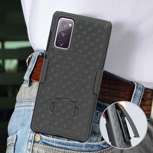 Rugged Slim Fitted Shell Cover [Galaxy S20 FE 5G] Case Belt Clip Holster OEM-MyPhoneCase.com