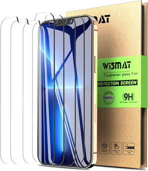 iPhone 13 (6.1") Case-Friendly Tempered Glass Screen Protector [4-Pack]-MyPhoneCase.com