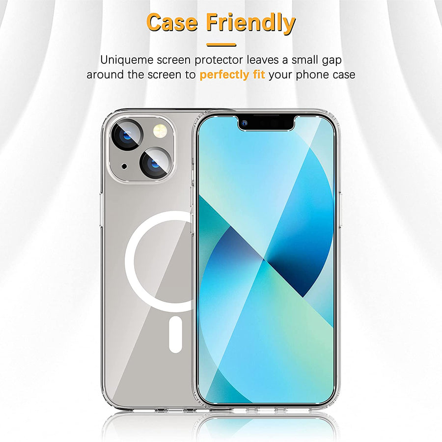 [2+3 Pack]  iPhone 13 Mini (5.4") Tempered Glass Screen / Camera Protector Kit-MyPhoneCase.com