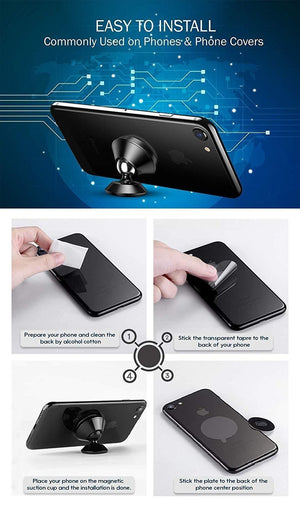 Magnetic Car Phone Holder Swivel Grip 360 Degree Rotation-MyPhoneCase.com