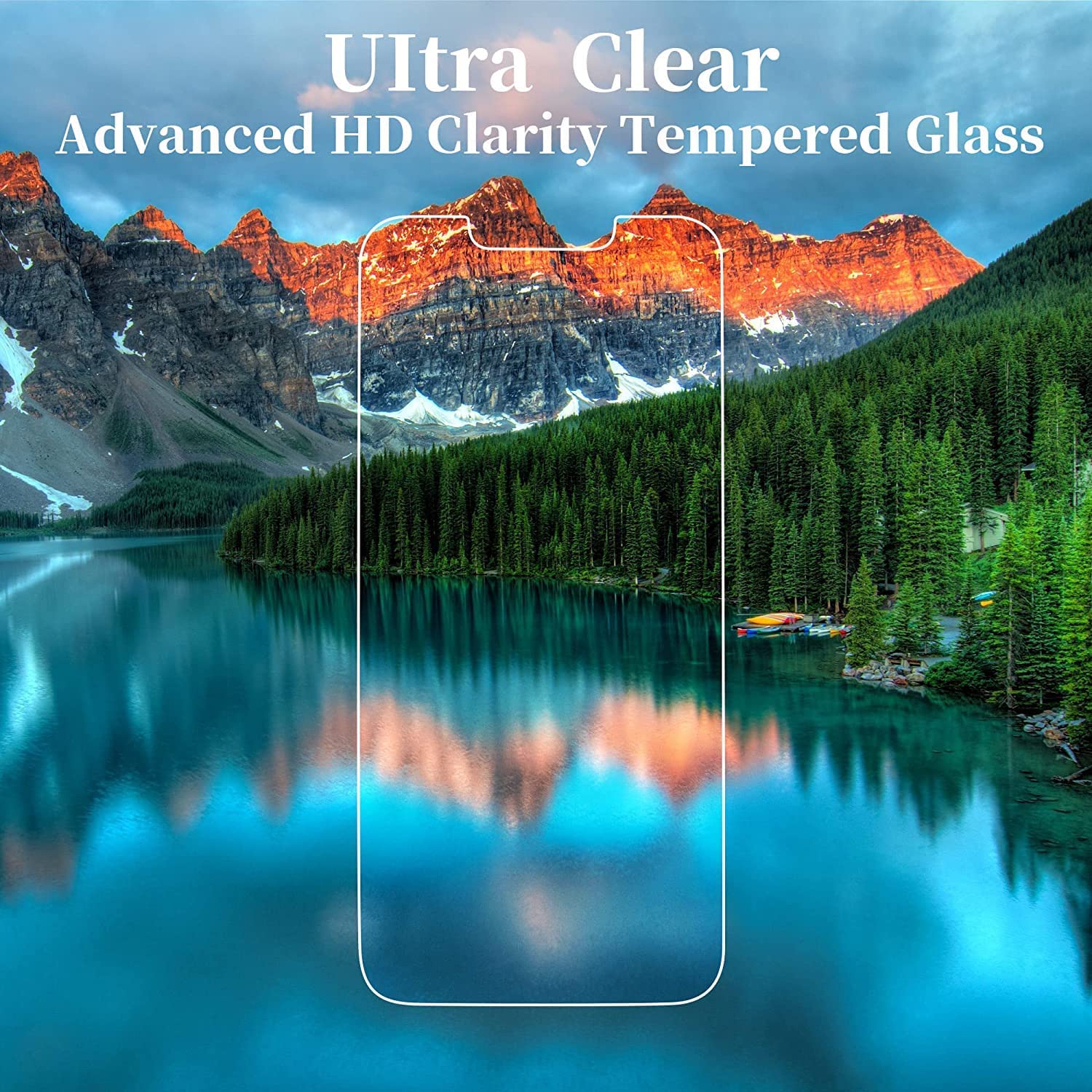 [iPhone 14 Pro] HD Tempered Glass Screen Protector [2-Pack]-MyPhoneCase.com