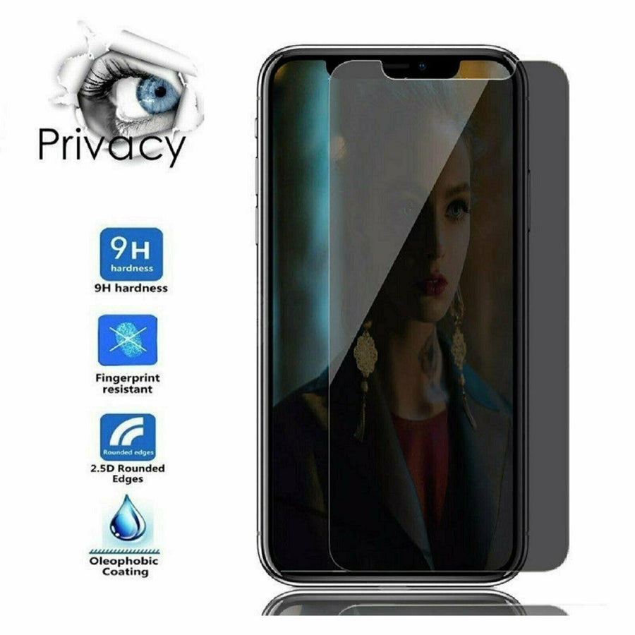 [2-Pack] Anti Spy Privacy Tempered Glass [iPhone XS MAX] Screen Protector-MyPhoneCase.com