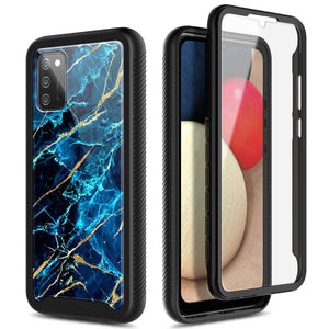 Full Body Built-In Screen Protector [Galaxy A03s] Case - Sapphire-MyPhoneCase.com