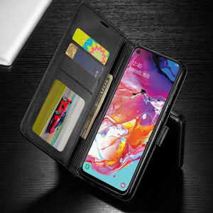 Premium Leather [Moto G Power 2021] Wallet Case w/ Card Holder - Black-MyPhoneCase.com