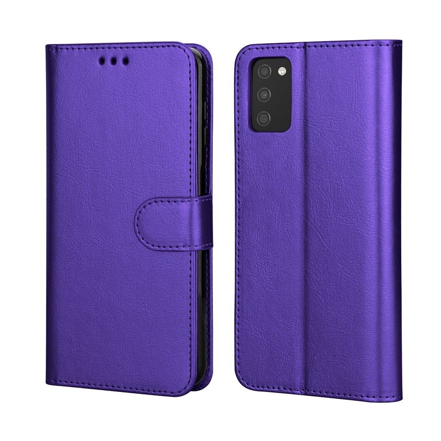 Premium Leather Folio [Galaxy A53 5G / UW] Wallet Case Card Holder - Purple-MyPhoneCase.com