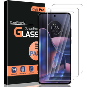 [3-Pack] Tempered Glass [Motorola Moto Edge+ Plus 5G UW 2022] Screen Protector-MyPhoneCase.com