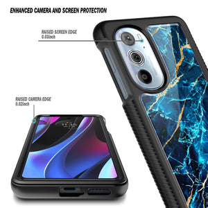 Full-Body Protector [Motorola Moto Edge+ Plus 5G UW 2022] Case - Sapphire-MyPhoneCase.com