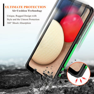 Rugged Ring Holder [Galaxy S20 FE] Magnetic Kickstand Case - Green-MyPhoneCase.com